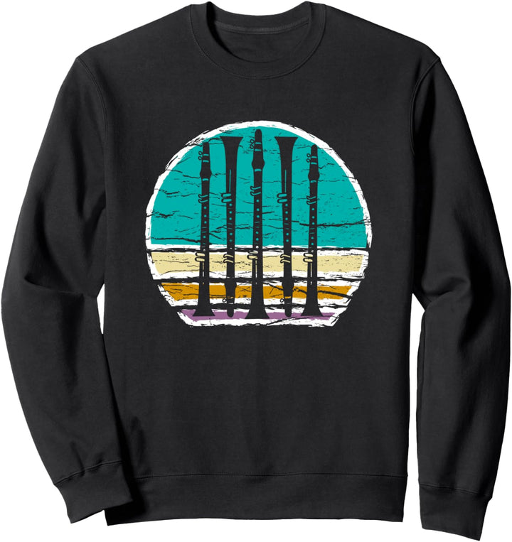 Retro Klarinettist Blasmusik Orchester - Vintage Klarinette Sweatshirt