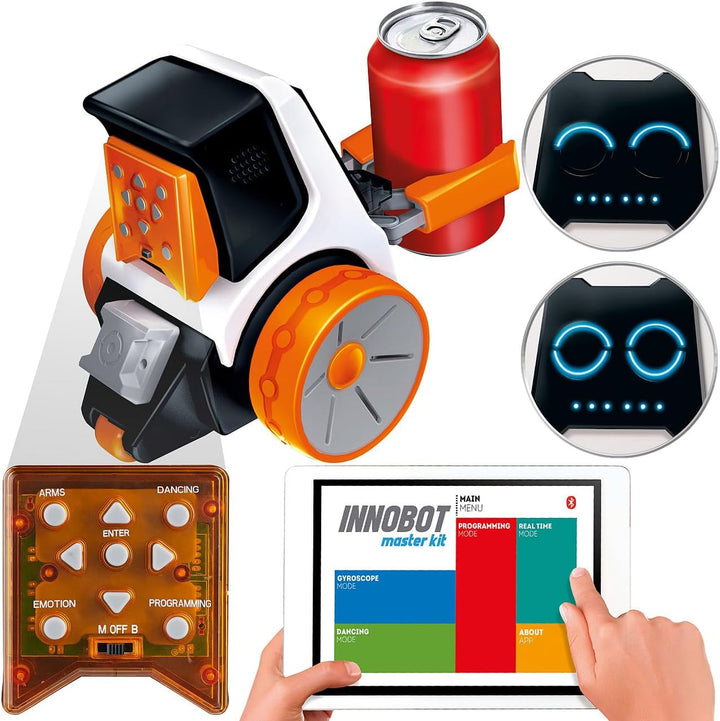 Playtastic Lernroboter: Spielzeug-Roboter-Bausatz mit Bluetooth und App für Programmierung (Roboter-