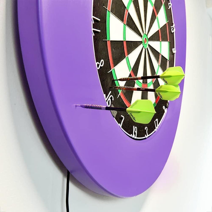 Dart Catchring Surround Dartscheibe Schutz Dart Auffangring für 45 cm Dartscheibe Lila