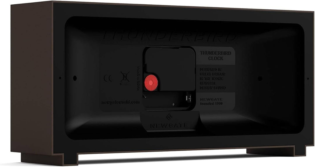 NEWGATE Thunderbird Kaminuhr mit geräuschlosem Sweep – kein Ticken – Moderne Kaminuhr aus der Mitte