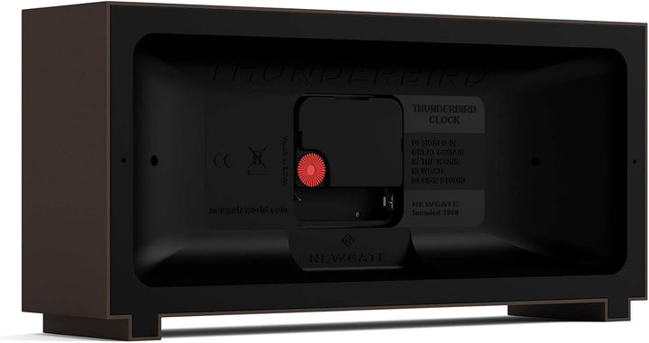 NEWGATE Thunderbird Kaminuhr mit geräuschlosem Sweep – kein Ticken – Moderne Kaminuhr aus der Mitte