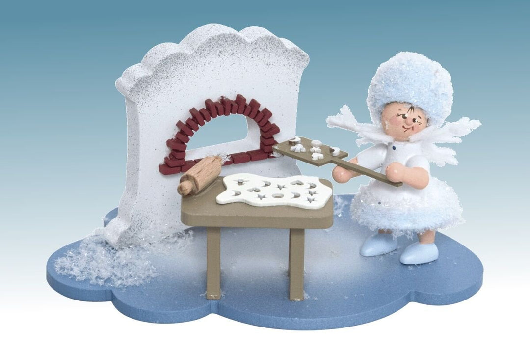 Schneeflöckchen in Weihnachtsbäckerei - 10x7x6 cm