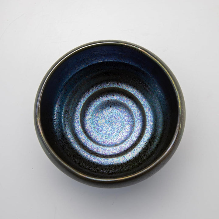 Asayu Japan Matcha-Schale, handgefertigter japanischer Keramik-Chawan in „Starry Night Blue“, mikrow