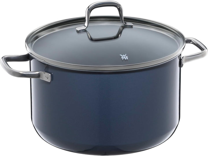 WMF Fusiontec Essential Kochtopf gross, 24 cm, Glasdeckel, Fleischtopf Induktion, 6,4l, High-Tech Ke