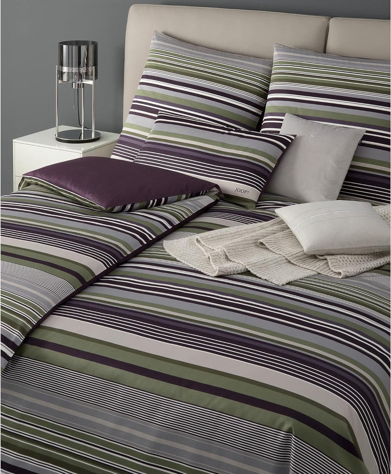 JOOP! Bettwäsche Micro Lines 4099 | 4 Purple Ivy - 135 x 200