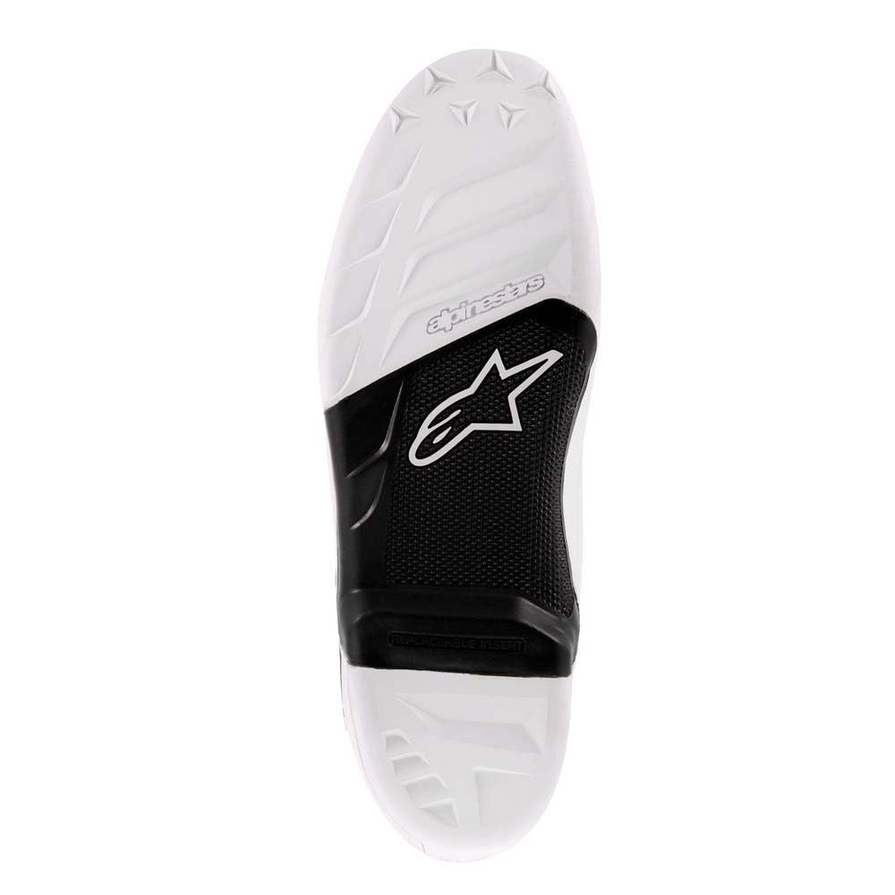 Alpinestars Unisex-Erwachsene Tech-7 Sohle, Schwarz/Weiss, Grösse 09 (Mehrfarbig, Einheitsgrösse)