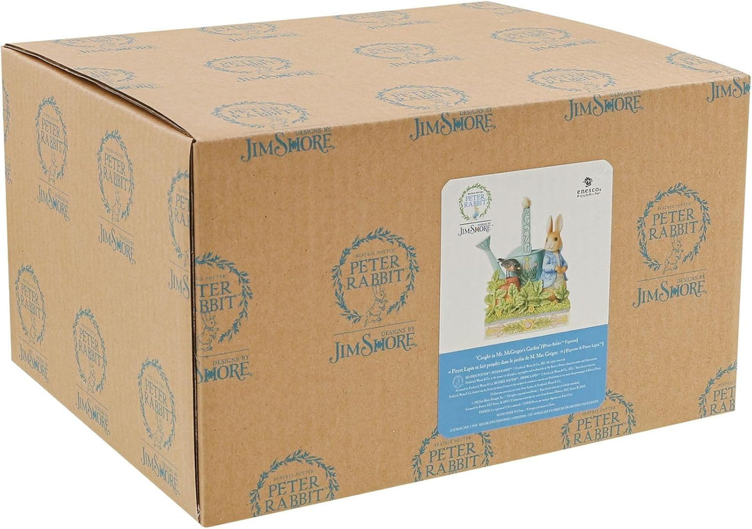 Enesco Beatrix Potter Peter Rabbit 'in Mr. McGregors Garten' Figur 'figith, 6008744, Mehrfarbig, 6 i
