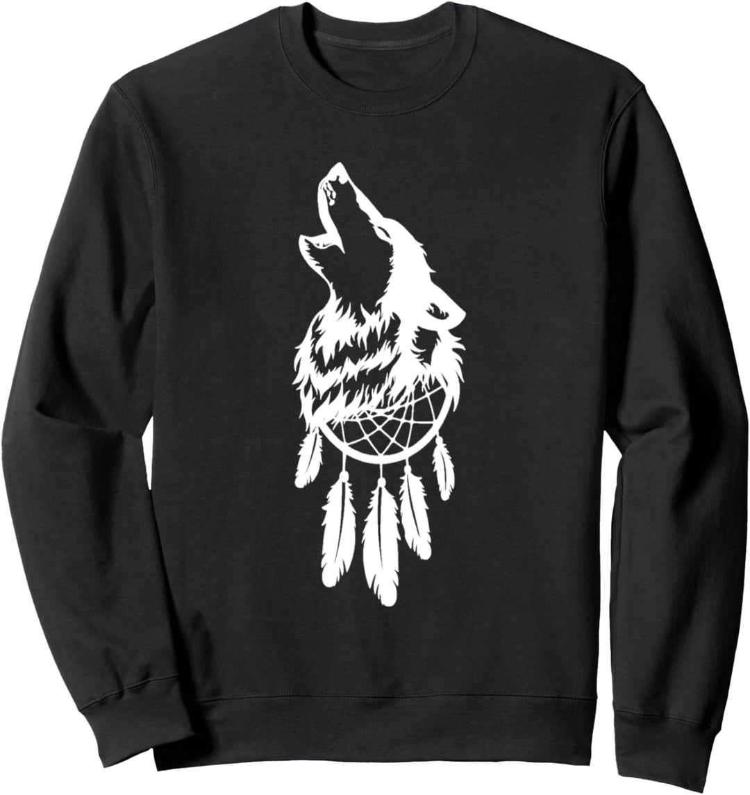 Dream Catcher Wolf Sweatshirt
