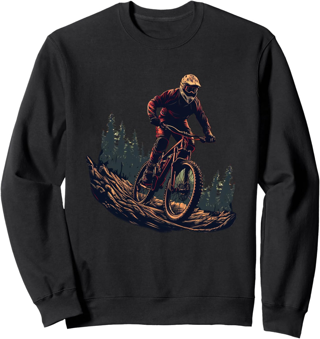 Mountainbike Downhill Enduro Biker Geschenk Sweatshirt