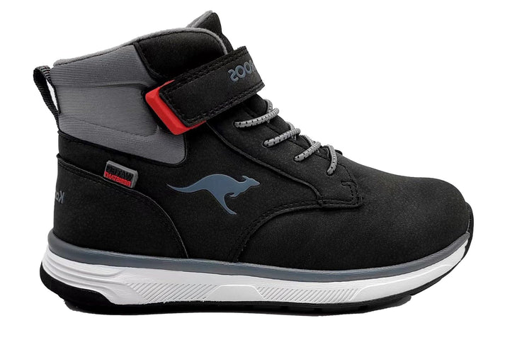 KangaROOS Herren K-Leno V RTX Schneestiefel, Jet Black Steel Grey