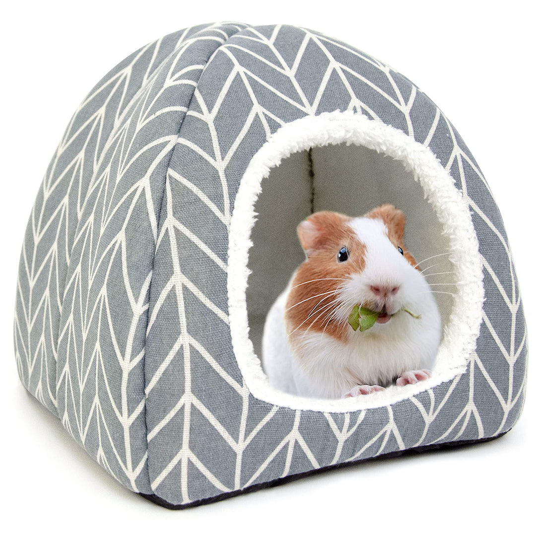 Dyrdekly Meerschweinchen Betthöhle Gemütliches Kaninchen Bett Warme Hamster Kuschelhöhle Haus Zubeho