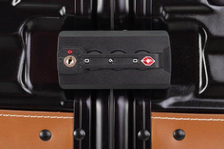 Travelhouse Paris Bordtrolley Bordkoffer Reisekoffer Koffer Trolley S 2X integriertes TSA Schloss 36