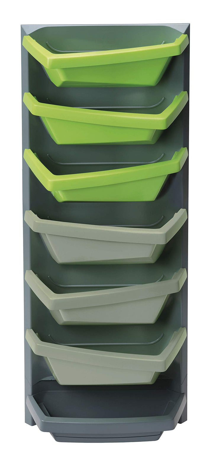Juwel Vertical Garden Aufbauelement titan / limette (mit 3 Pflanzschalen, wasserdichte Rückwand, für