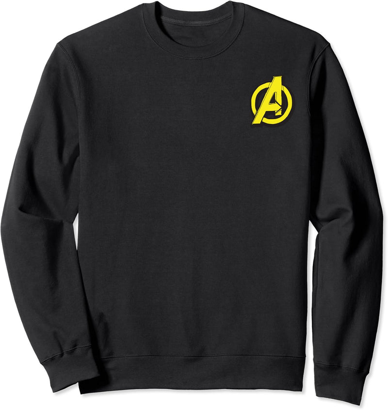 Marvel Avengers Yellow Block Logo Sweatshirt