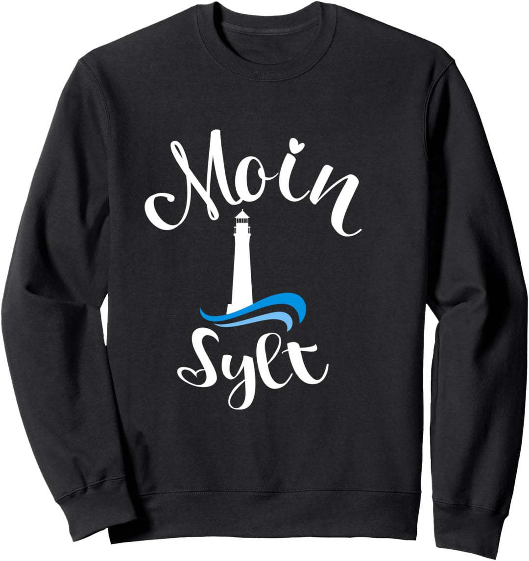 Sylt Moin Leuchtturm Strand Küste und Meer Sweatshirt