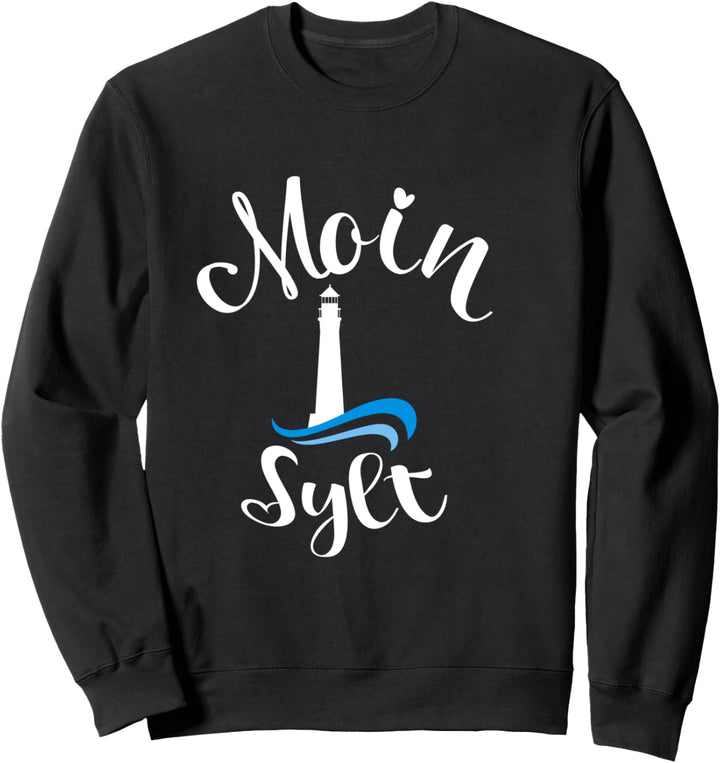 Sylt Moin Leuchtturm Strand Küste und Meer Sweatshirt