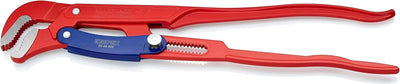 KNIPEX Rohrzange S-Maul mit Schnelleinstellung, Chrom-Vanadium, rot pulverbeschichtet, 560 mm, 83 60