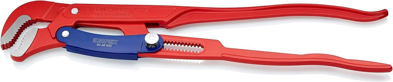 KNIPEX Rohrzange S-Maul mit Schnelleinstellung, Chrom-Vanadium, rot pulverbeschichtet, 560 mm, 83 60