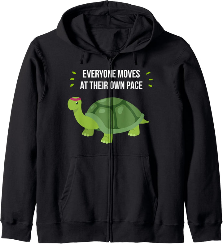 Lustiges Schildkröten Design mit Spruch für Schildkröten Fan Kapuzenjacke