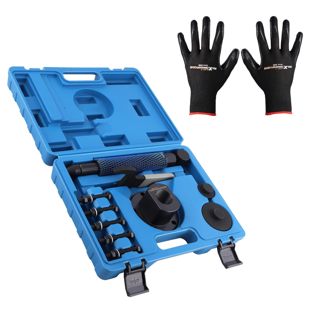 maXpeedingrods 10PC Radlager Innenring Werkzeug für Ford Transit Vorderachse Radnabe Abzieher