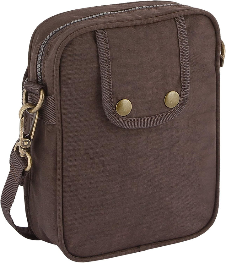 camel active bags Journey Herren Umhängetasche Crossbody Bag Klein 16 x 8 x 21,5 Beige, 16 x 8 x 21,
