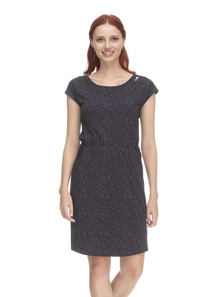 Ragwear LILITHE Damen Frauen Kurzarmkleid,Kleid,Freizeitkleid,Sommerkleid,Shirtkleid,Kurzarm,Gummizu