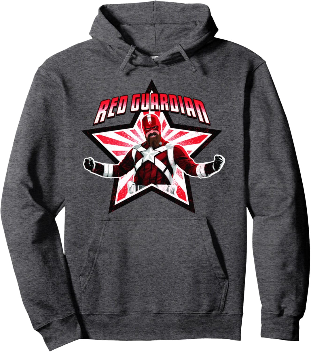 Marvel Black Widow Red Guardian Star Pullover Hoodie