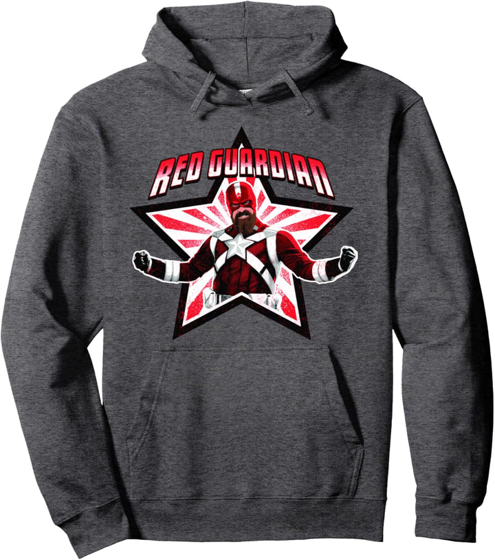 Marvel Black Widow Red Guardian Star Pullover Hoodie
