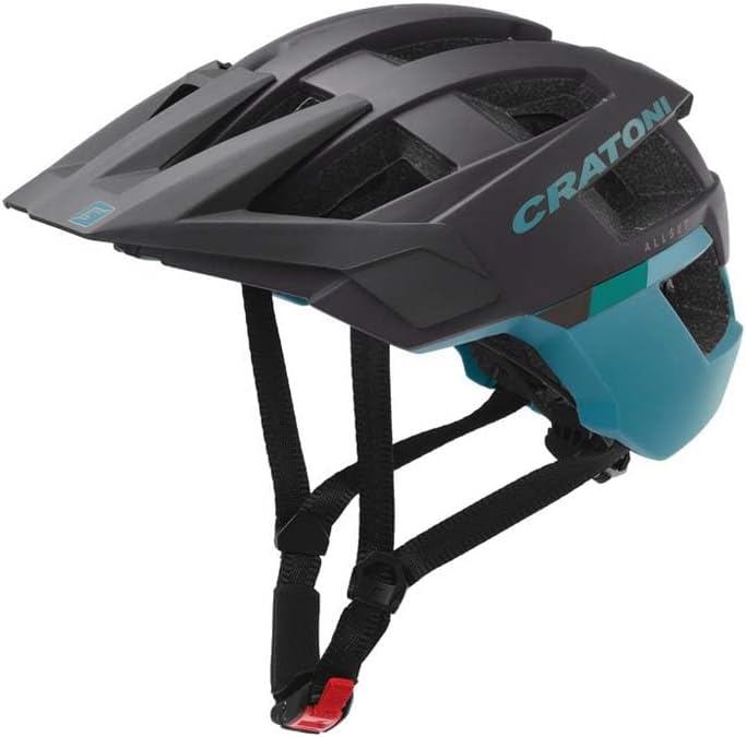 Cratoni Unisex – Erwachsene Allset Helme L Dark-Petrol Matt, L Dark-Petrol Matt