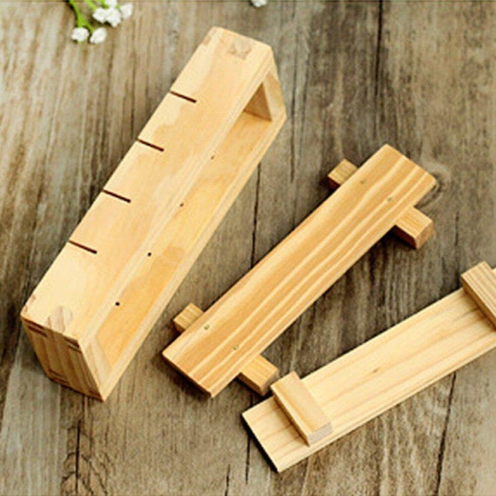 Generic Holz Rechteckige Sushi Presse Form Box Sushi Maker Reis Form DIY Sushi Reis Roller Formen Su