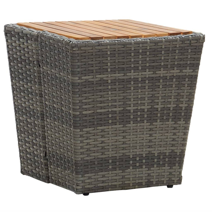 vidaXL Akazienholz Massiv Beistelltisch Gartentisch Gartenmöbel Balkontisch Tisch Terrassentisch Bis