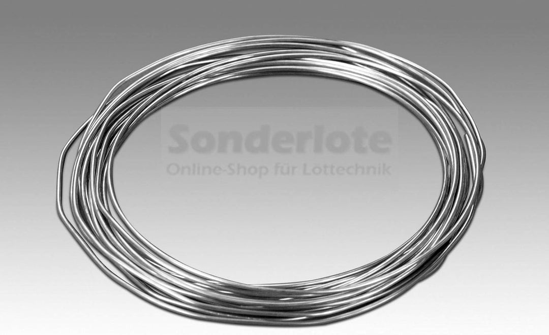 3,00 Meter Aluminiumlot Aluminiumweichlot ZnAl-Weichlot mit Flussmittelseele