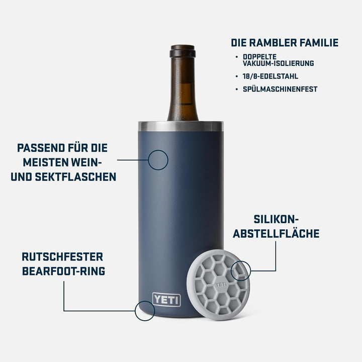 YETI Rambler Weinkühler, White, White