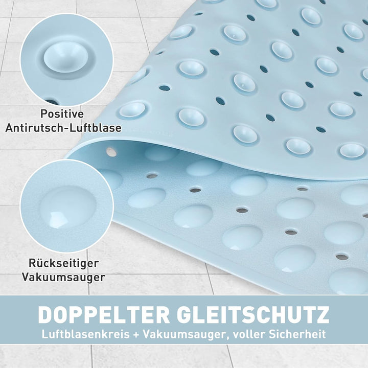 Duschmatte rutschfest Antirutschmatte Dusche 70 x 70 cm: Eckduschmatte Dreieckig Duscheinlage rutsch
