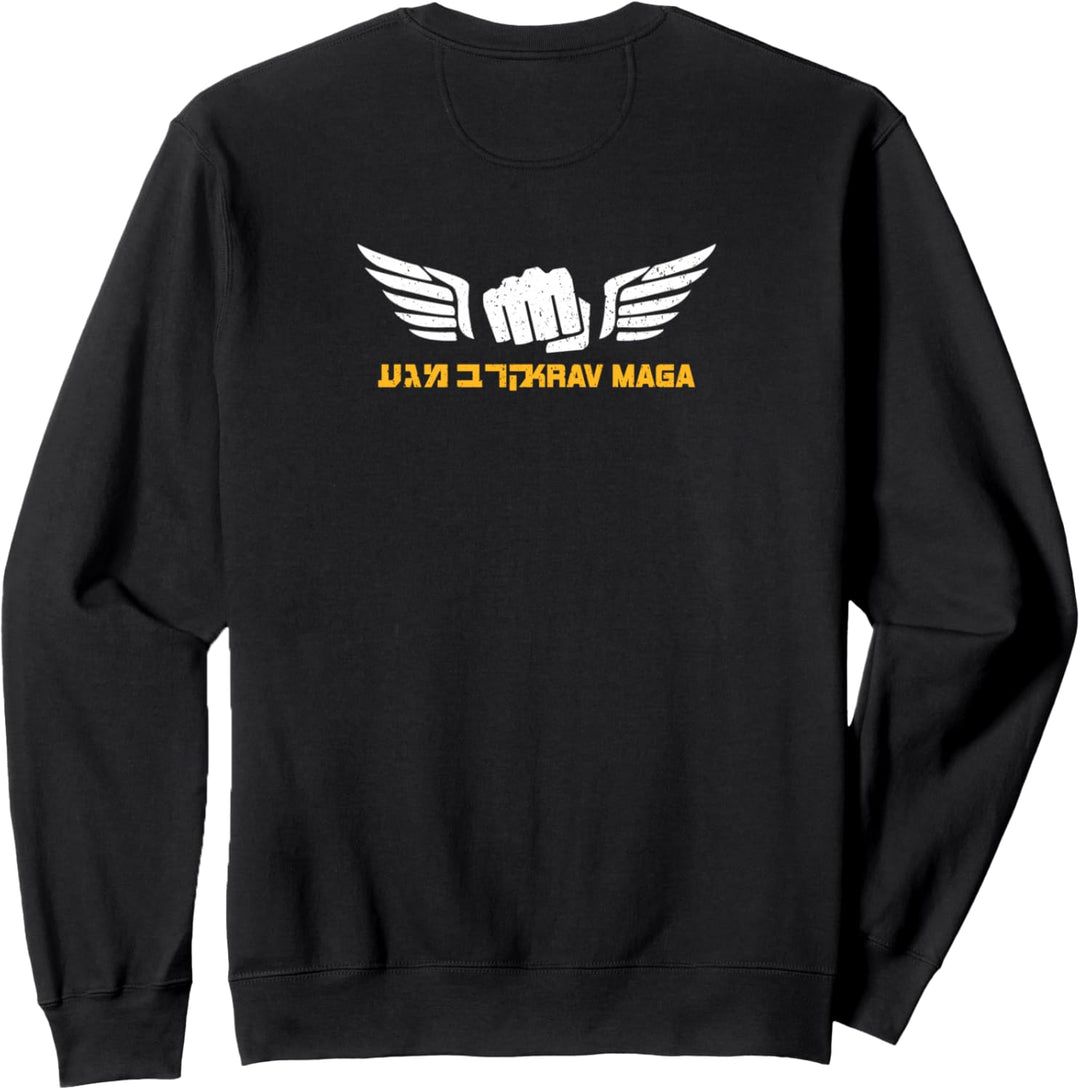 KRAV MAGA Shirt Israeli Combat System IDF Front Back Sweatshirt
