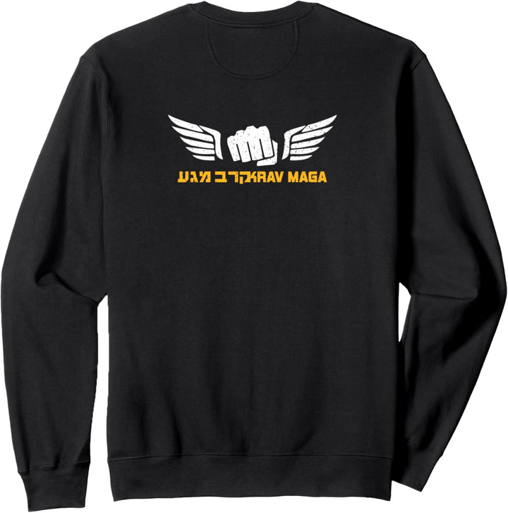 KRAV MAGA Shirt Israeli Combat System IDF Front Back Sweatshirt