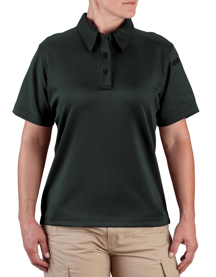 Propper I.c.e Performance Polo-Short Sleeve für Damen Dunkelgrün XS, Dunkelgrün XS