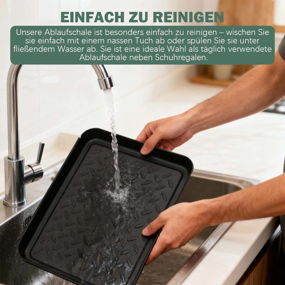 Schuhabtropfschale, Schuhablage Klein, Abtropfschale für Schuhe, Schuh Abtropfschalen mit erhöhtem R