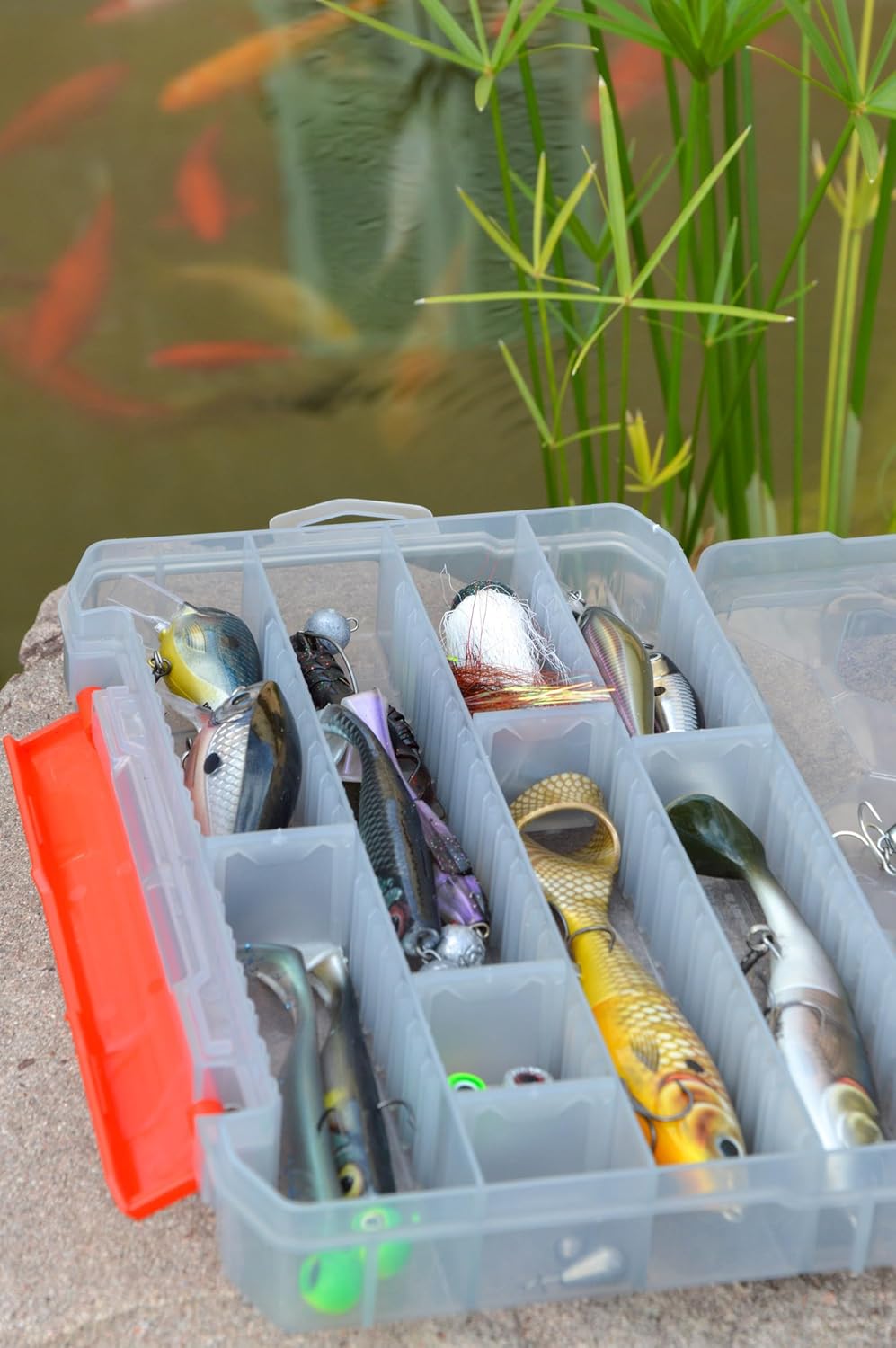 Rapala Unisex-Adult Box für Angeln 1, 35,6 x 22,7 x 4,8 cm, Schwarz