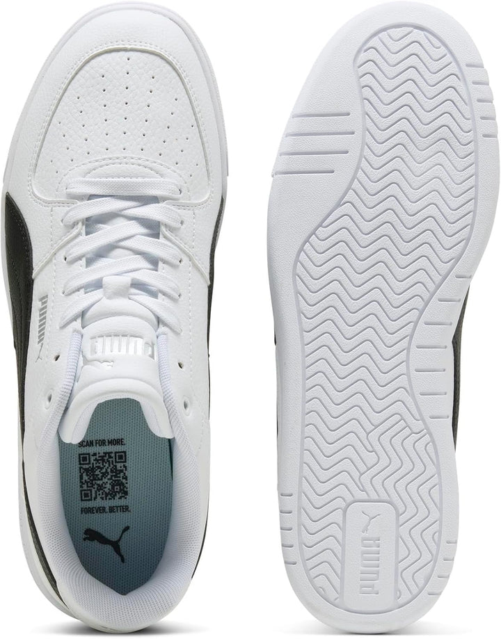 PUMA Unisex Caven IiiSneaker 36 EU Puma Weiss Puma Schwarz Puma Silber, 36 EU Puma Weiss Puma Schwar