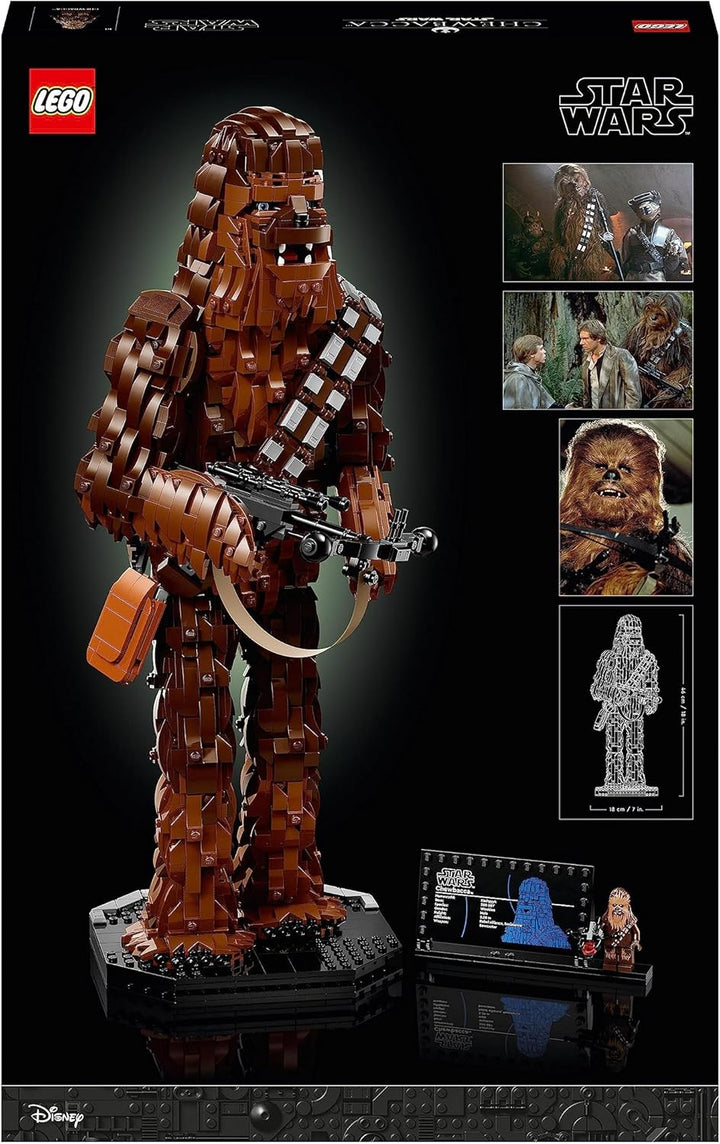 LEGO Star Wars Chewbacca, Wookie-Figur zum Sammeln, Bogenspanner, Minifigur und Infotafel, Die Rückk