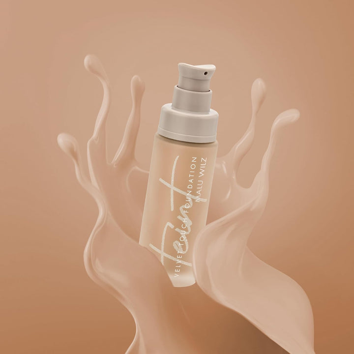 Malu Wilz Velvet Touch Foundation Sand Rose Cake 30ml I Skincare Creme Make up für makellosen Teint