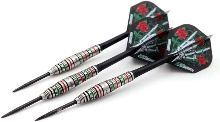 CUESOUL Jazz-Metal 21/23 / 25g Stahlspitze 90% Wolfram Dart Set mit integrierten ROST Flights CSJM-J