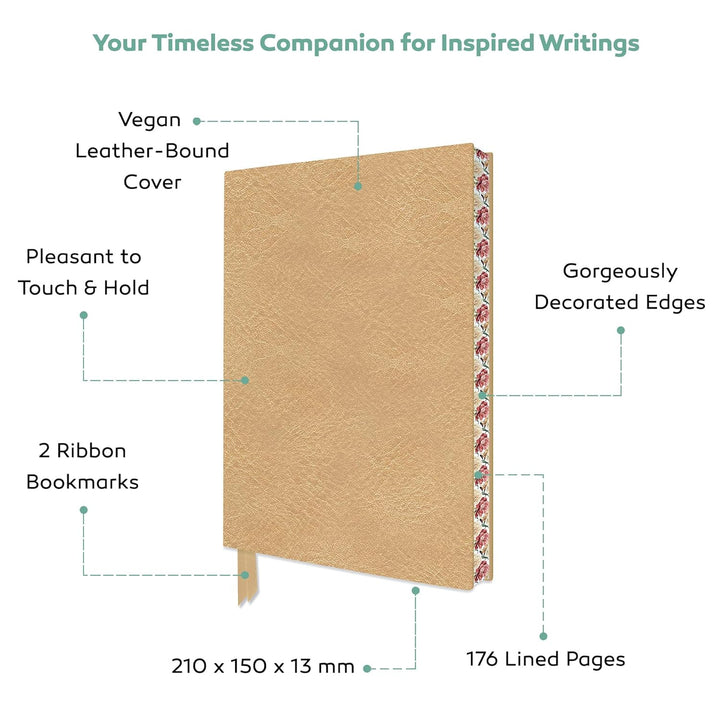 Teal Artisan Notebook (Flame Tree Journals): Unser hochwertiges, liniertes Blankbook mit Softcoverei