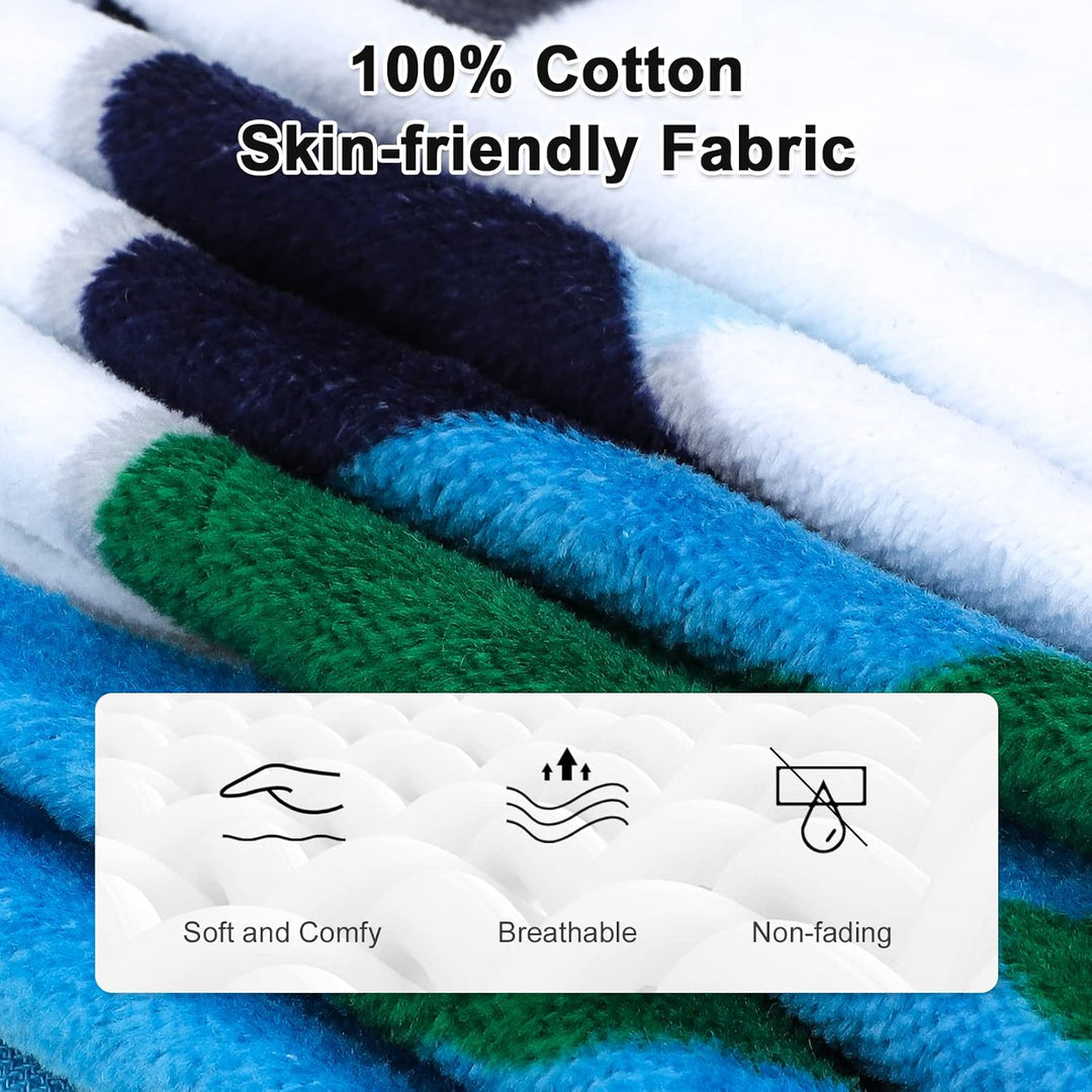 Badeponcho Kinder 100% Baumwolle Kinderhandtuch Poncho Kinder Badetuch Handtuch mit Kapuze Strandtüc