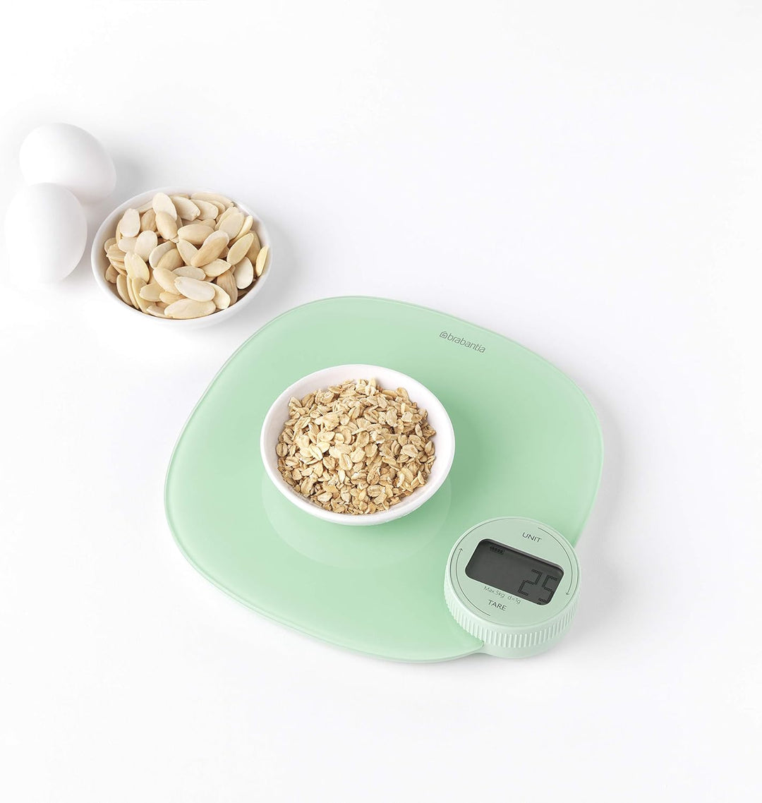 Brabantia Tasty+ Küchenwaage, Jade Grün One Size Jade Grün, One Size Jade Grün