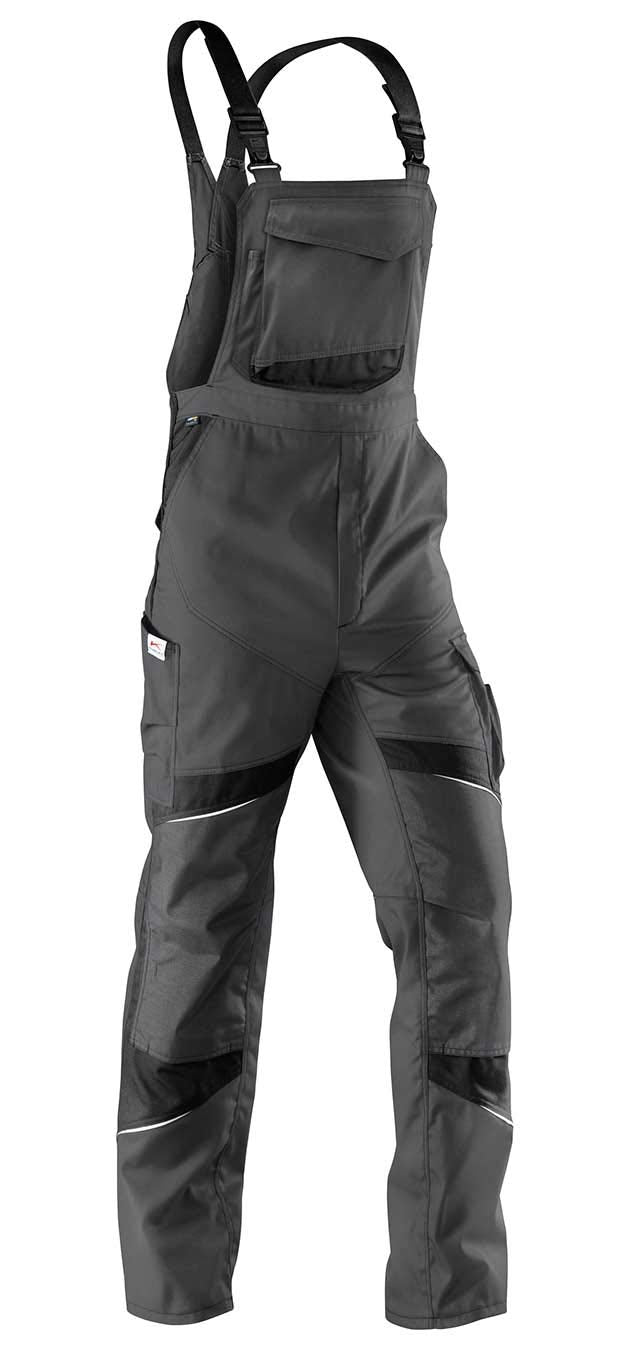 KÜBLER ACTIVIQ Latzhose 3250 30 Anthrazit/Schwarz, 30 Anthrazit/Schwarz