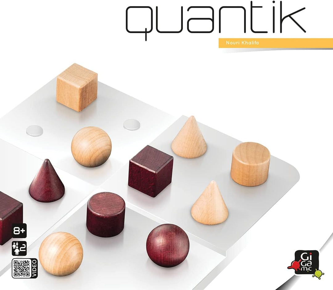 Gigamic | Quantik | Familienspiel | Holzspiel | 2 Spieler | Ab 8+ Jahren | 15 Minuten | Deutsch | Me