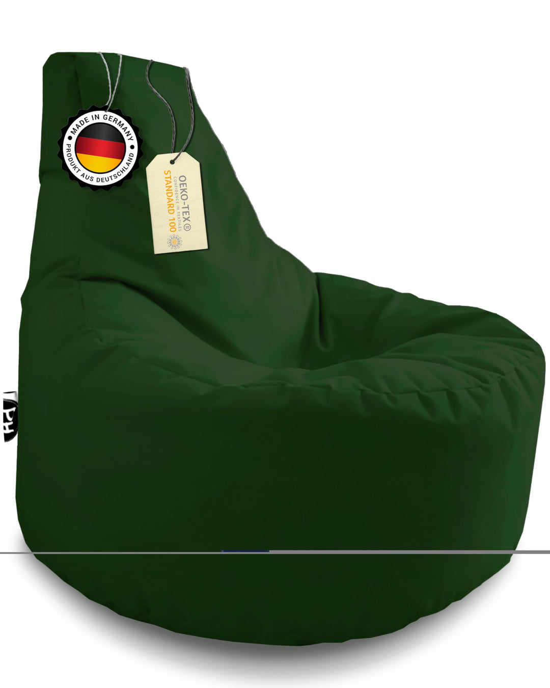 PATCH HOME Gamer Sessel mit Reissverschluss Lounge Kissen Sitzsack Sitzkissen Bean Bag In & Outdoor