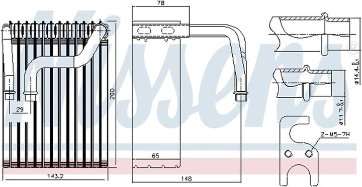 Nissens 92237 Verdampfer